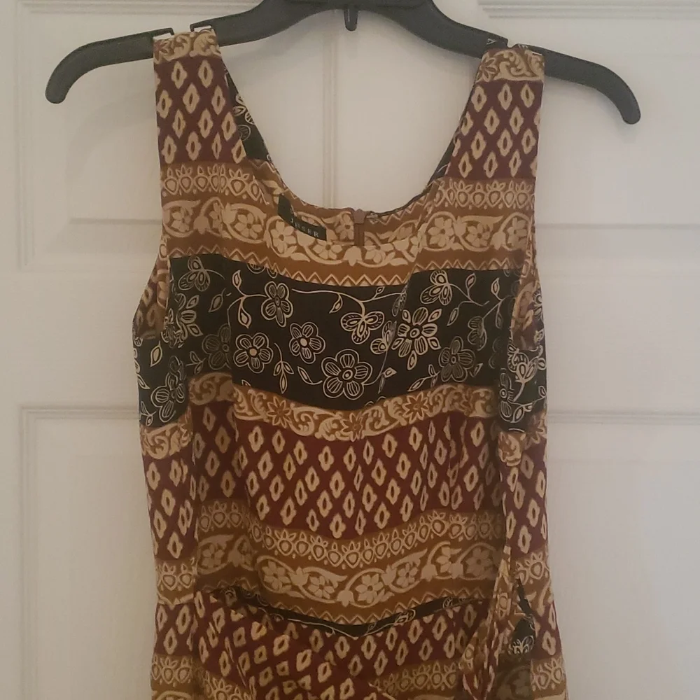 Vntg Spenser Jeremy 100% silk dress - Picture 2 of 11